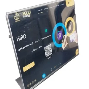 استند تبلیغاتی رومیزی هوشمند | معرفی دیجیتال با NFC و QR کد